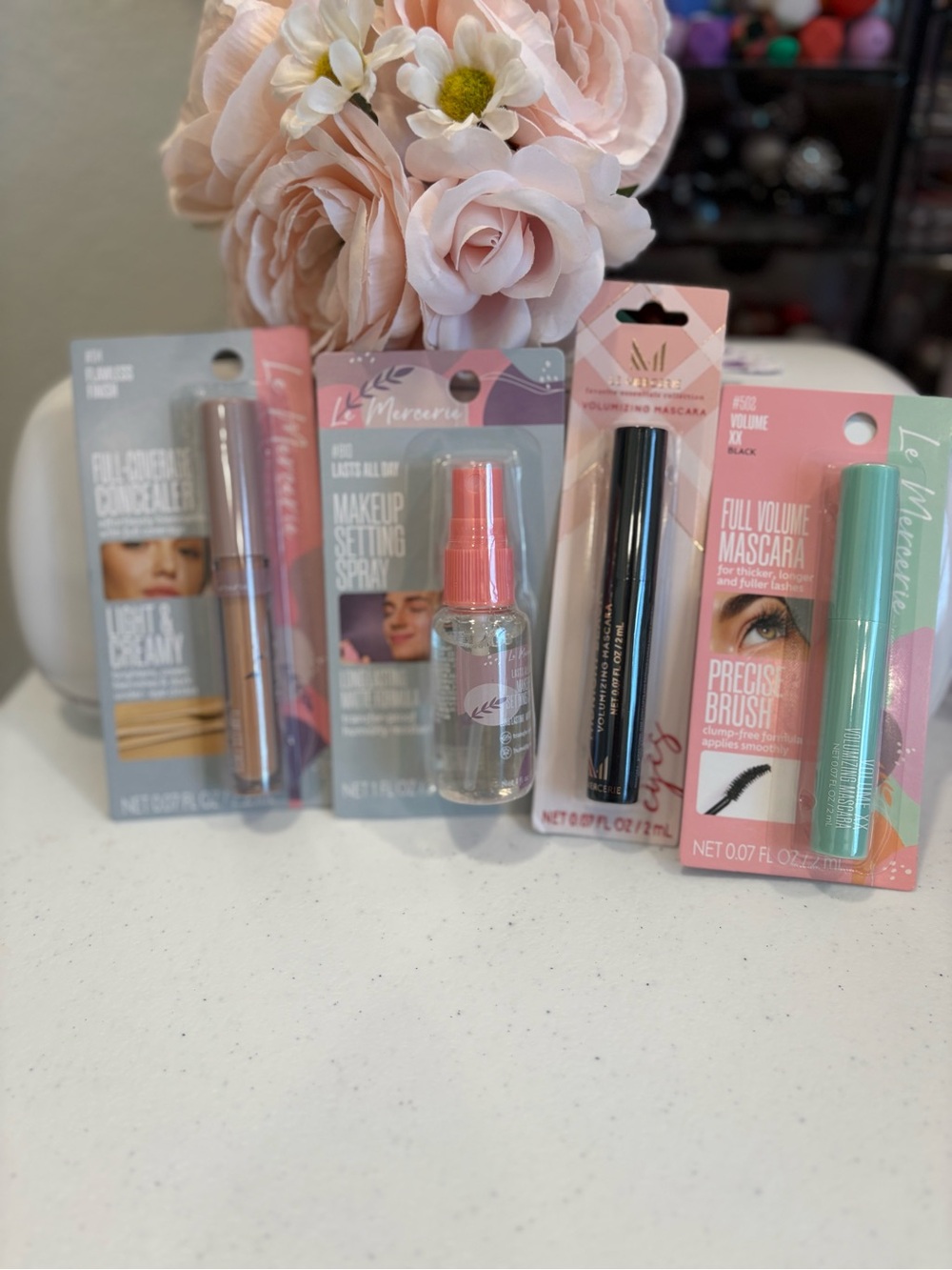 Le Mercerie Mascara, Concealer & Setting Spray Duo